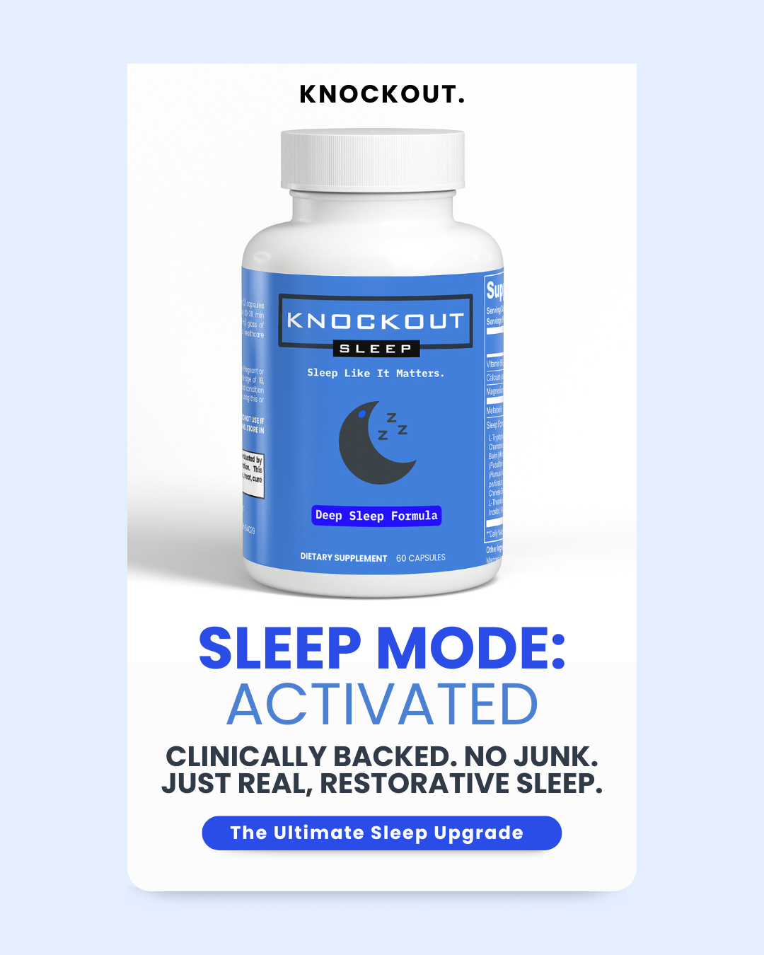 Knockout™ Sleep Support